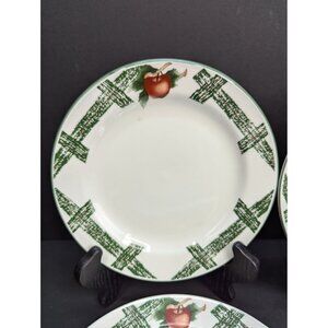 Citation The Cades Cove Collection 7 1/2" Salad Plate with Apple Set of 4